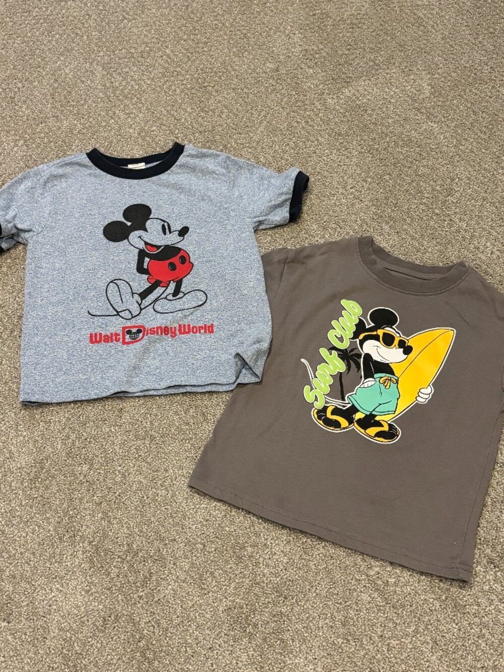 Mickey Mouse cotton Summer T-shirt bundle, Kids 5T